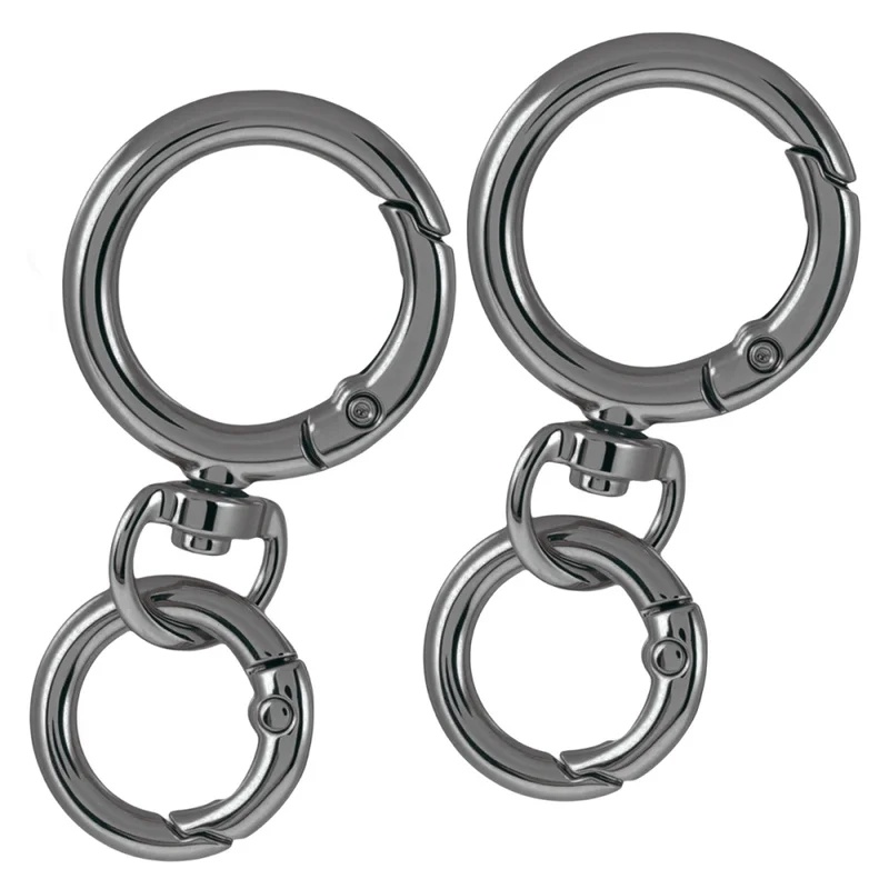 2세트 원형 스프링 스냅 카라비너 클립 O 링 회전 트 - Fishing Swivel Connector 리뷰 및 가격