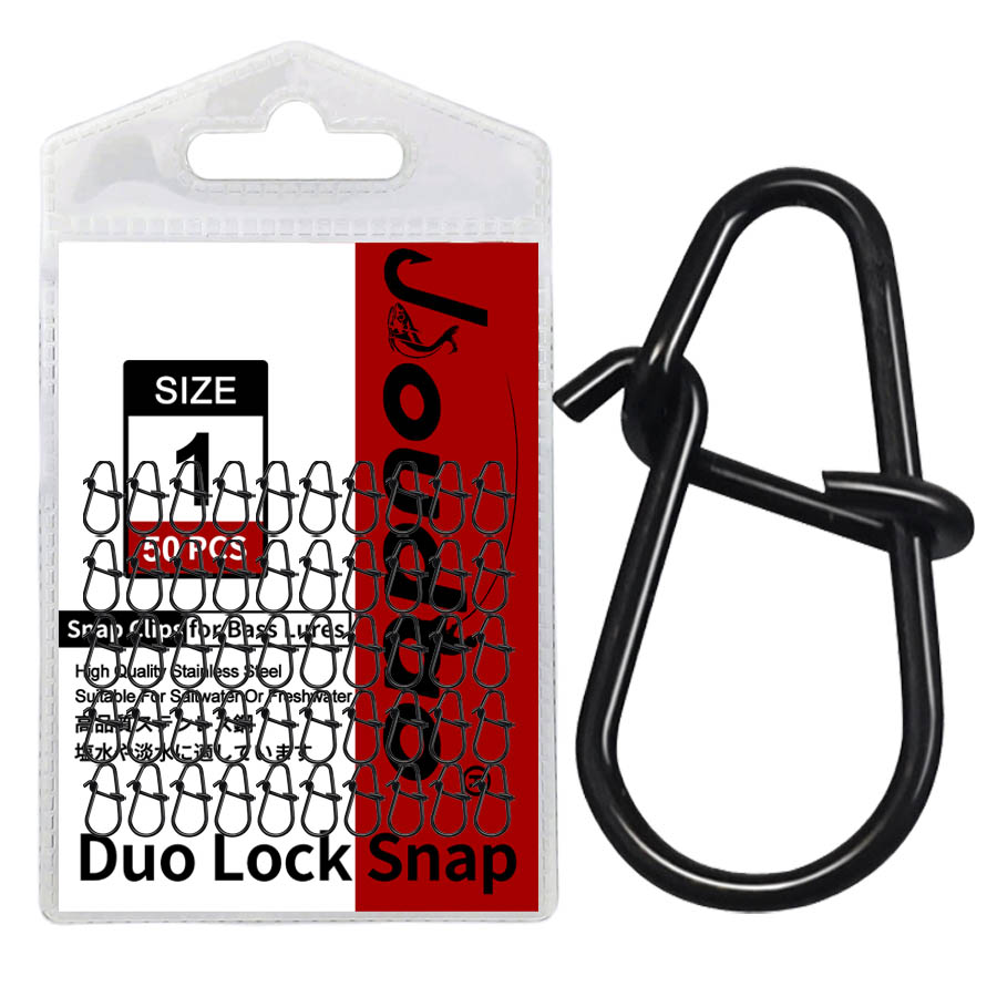 50Pcs 크랭크베이트 스냅 스테인레스 스틸 듀오 잠금 - Fishing Equipment Basics 리뷰 및 가격