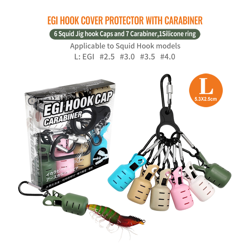 새로운 오징어 지그 미끼 보호기 키트 6pcs Webf - Fishing Equipment Basics 리뷰 및 가격