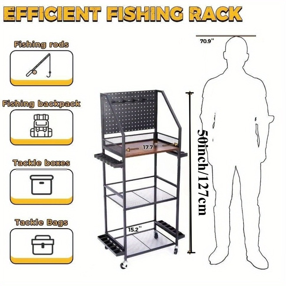 차고용 낚싯대 홀더, 페그보드 후크가 있는 12개 낚싯 - Fishing Equipment Basics 리뷰 및 가격